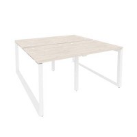 Onix O.MO-D.RS-4.0.8 (Денвер Светлый/Белый) Рабочая станция на О-образном м/к