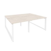 Onix O.MO-D.RS-4.1.8 (Денвер Светлый/Белый) Рабочая станция на О-образном м/к