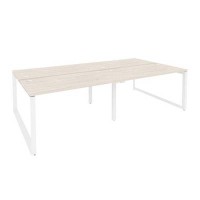 Onix O.MO-D.RS-4.3.7 (Денвер Светлый/Белый) Рабочая станция на О-образном м/к