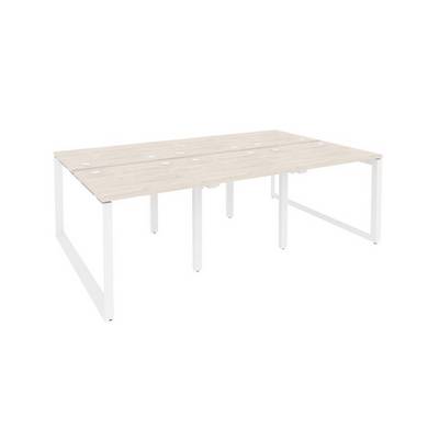 Onix O.MO-D.RS-6.0.7 (Денвер Светлый/Белый) Рабочая станция на О-образном м/к