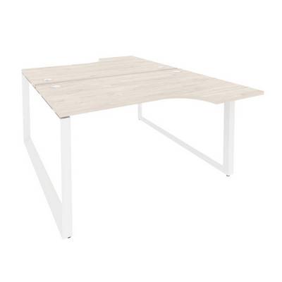 Onix O.MO-D.SA-2 (Денвер Светлый/Белый) Рабочая станция на О-образном м/к