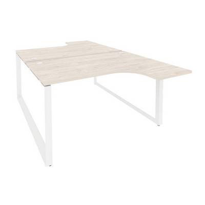 Onix O.MO-D.SA-3 (Денвер Светлый/Белый) Рабочая станция на О-образном м/к