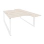 Onix O.MO-D.SA-3 (Денвер Светлый/Белый) Рабочая станция на О-образном м/к