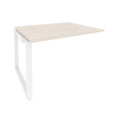 Onix O.MO-NPRG-2 (Денвер Светлый/Белый) Проходной наборный элемент переговорного стола