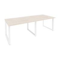 Onix O.MO-PRG-2.2 (Денвер Светлый/Белый) Стол переговорный (2 столешницы)