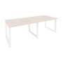 Onix O.MO-PRG-2.2 (Денвер Светлый/Белый) Стол переговорный (2 столешницы)