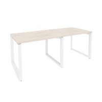 Onix O.MO-RS-2.1.8 (Денвер Светлый/Белый) Рабочая станция на О-образном м/к