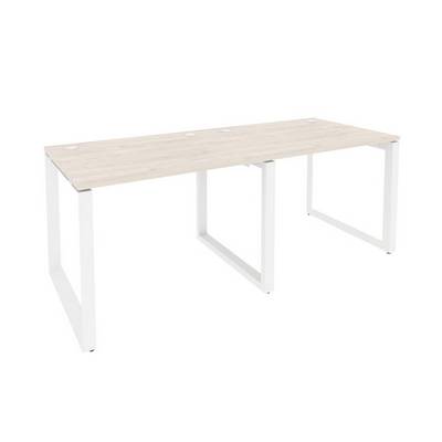 Onix O.MO-RS-2.1.8 (Денвер Светлый/Белый) Рабочая станция на О-образном м/к