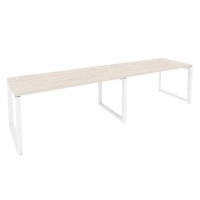 Onix O.MO-RS-2.4.8 (Денвер Светлый/Белый) Рабочая станция на О-образном м/к