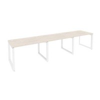 Onix O.MO-RS-3.2.8 (Денвер Светлый/Белый) Рабочая станция на О-образном м/к