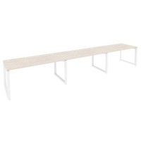 Onix O.MO-RS-3.4.8 (Денвер Светлый/Белый) Рабочая станция на О-образном м/к