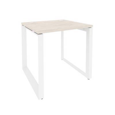 Onix O.MO-SP-0.7 (Денвер Светлый/Белый) Стол рабочий на О-образном м/к