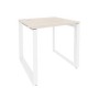 Onix O.MO-SP-0.7 (Денвер Светлый/Белый) Стол рабочий на О-образном м/к