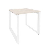 Onix O.MO-SP-0.8 (Денвер Светлый/Белый) Стол рабочий на О-образном м/к
