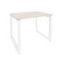 Onix O.MO-SP-1.7 (Денвер Светлый/Белый) Стол рабочий на О-образном м/к