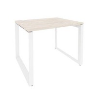 Onix O.MO-SP-1.8 (Денвер Светлый/Белый) Стол рабочий на О-образном м/к