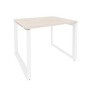 Onix O.MO-SP-1.8 (Денвер Светлый/Белый) Стол рабочий на О-образном м/к