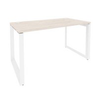 Onix O.MO-SP-3.7 (Денвер Светлый/Белый) Стол рабочий на О-образном м/к
