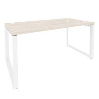 Onix O.MO-SP-4.8 (Денвер Светлый/Белый) Стол рабочий на О-образном м/к
