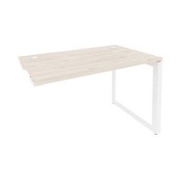 Onix O.MO-SPR-2.7 (Денвер Светлый/Белый) Стол-приставка на О-образном м/к к опорным элементам