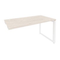 Onix O.MO-SPR-3.7 (Денвер Светлый/Белый) Стол-приставка на О-образном м/к к опорным элементам