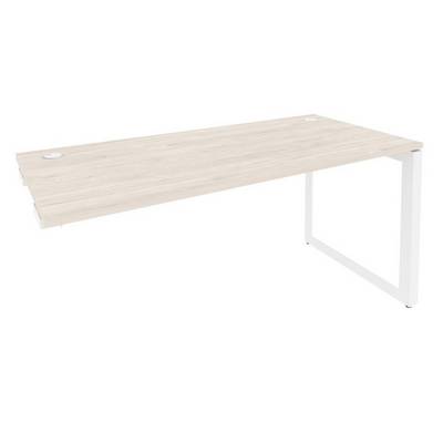 Onix O.MO-SPR-4.7 (Денвер Светлый/Белый) Стол-приставка на О-образном м/к к опорным элементам