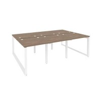 Onix O.MO-D.RS-6.0.8 (Дуб Аризона/Белый) Рабочая станция на О-образном м/к
