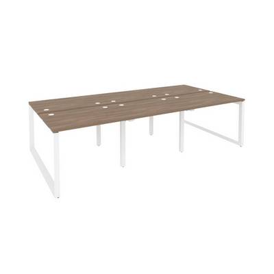 Onix O.MO-D.RS-6.1.7 (Дуб Аризона/Белый) Рабочая станция на О-образном м/к