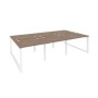 Onix O.MO-D.RS-6.1.8 (Дуб Аризона/Белый) Рабочая станция на О-образном м/к