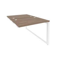 Onix O.MO-D.SPR-1.7 (Дуб Аризона/Белый) Стол-приставка двойной на О-образном м/к к опорым элем.