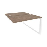 Onix O.MO-D.SPR-2.7 (Дуб Аризона/Белый) Стол-приставка двойной на О-образном м/к к опорым элем.