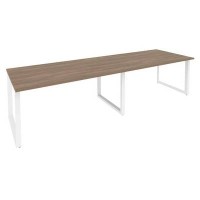 Onix O.MO-PRG-2.4 (Дуб Аризона/Белый) Стол переговорный (2 столешницы)