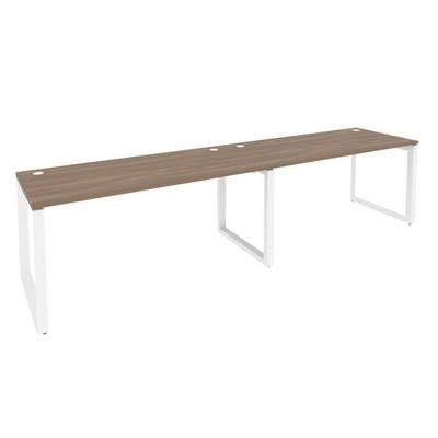 Оникс O.MO-RS-2.4.7 (Дуб Аризона/Белый) Рабочая станция на О-образном м/к