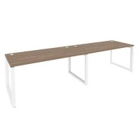 Onix O.MO-RS-2.4.8 (Дуб Аризона/Белый) Рабочая станция на О-образном м/к