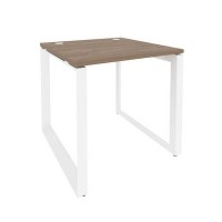 Onix O.MO-SP-0.8 (Дуб Аризона/Белый) Стол рабочий на О-образном м/к