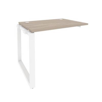 Onix O.MO-1.NRS-1.7 (Дуб Аттик/Белый) Наборный элемент рабочей станции на О-образном м/к