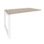 Onix O.MO-1.NRS-3.8 (Дуб Аттик/Белый) Наборный элемент рабочей станции на О-образном м/к
