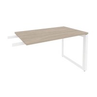 Onix O.MO-BR-11 (Дуб Аттик/Белый) Брифинг-приставка на О-образном м/к