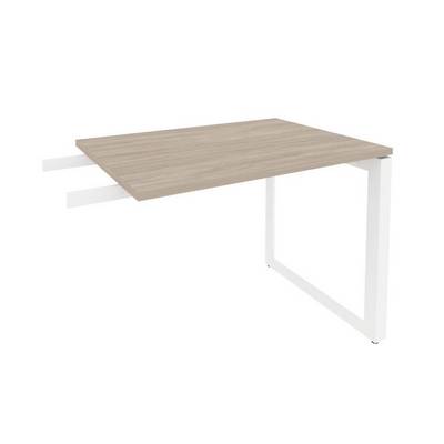 Onix O.MO-BR-9 (Дуб Аттик/Белый) Брифинг-приставка на О-образном м/к