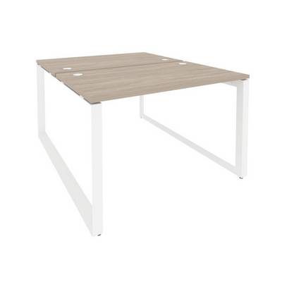 Onix O.MO-D.RS-2.2.7 (Дуб Аттик/Белый) Рабочая станция на О-образном м/к