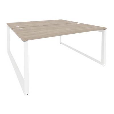 Onix O.MO-D.RS-2.4.8 (Дуб Аттик/Белый) Рабочая станция на О-образном м/к