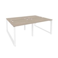 Onix O.MO-D.RS-4.1.7 (Дуб Аттик/Белый) Рабочая станция на О-образном м/к
