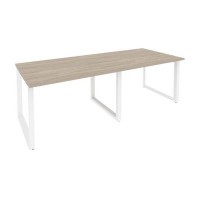 Onix O.MO-PRG-2.2 (Дуб Аттик/Белый) Стол переговорный (2 столешницы)