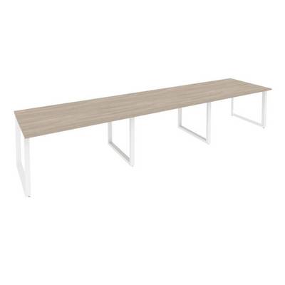 Onix O.MO-PRG-3.3 (Дуб Аттик/Белый) Стол переговорный (3 столешницы)