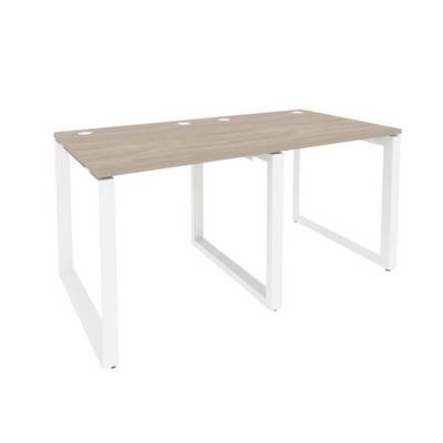 Onix O.MO-RS-2.0.8 (Дуб Аттик/Белый) Рабочая станция на О-образном м/к