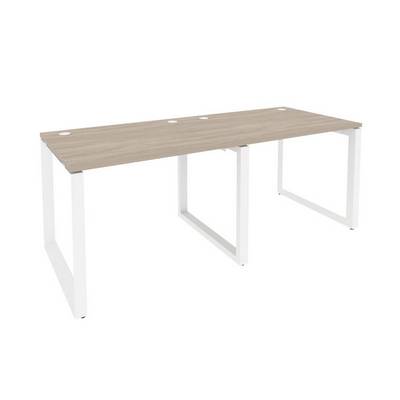 Onix O.MO-RS-2.1.8 (Дуб Аттик/Белый) Рабочая станция на О-образном м/к