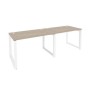 Onix O.MO-RS-2.2.7 (Дуб Аттик/Белый) Рабочая станция на О-образном м/к