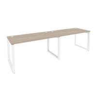 Onix O.MO-RS-2.3.7 (Дуб Аттик/Белый) Рабочая станция на О-образном м/к