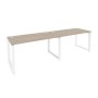 Onix O.MO-RS-2.3.7 (Дуб Аттик/Белый) Рабочая станция на О-образном м/к