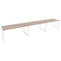 Onix O.MO-RS-3.4.8 (Дуб Аттик/Белый) Рабочая станция на О-образном м/к